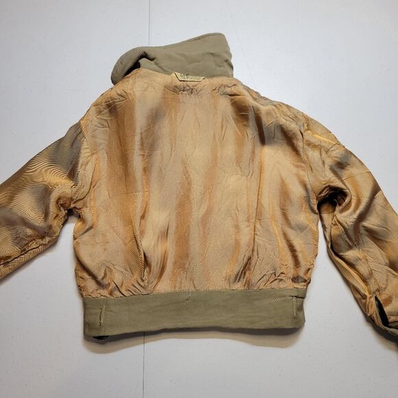 Esskay Vintage WWII Style Kids Tan Military Style Jacket Size 4T - Picture 10 of 13